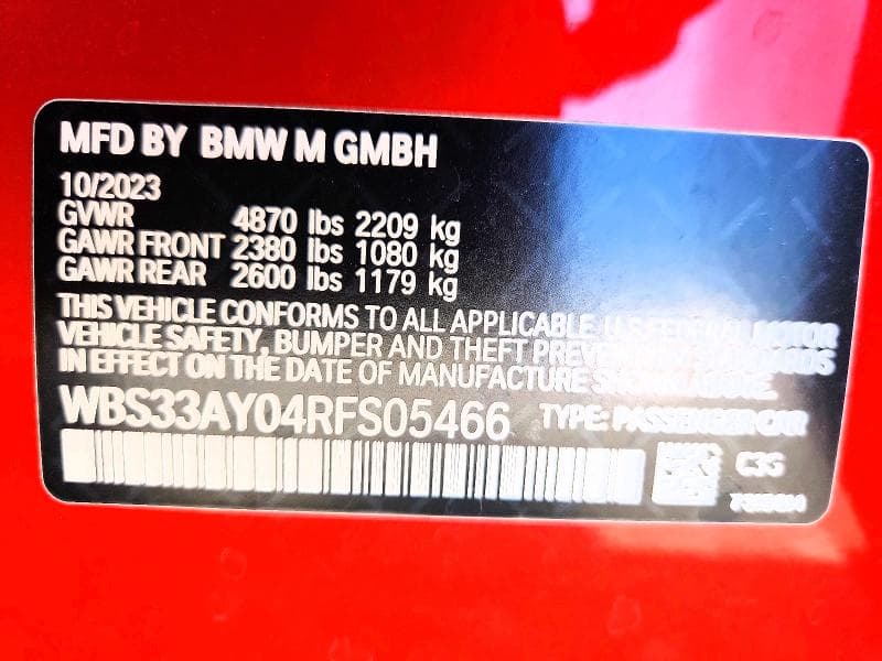 2024 BMW M3 COMPETITION 12