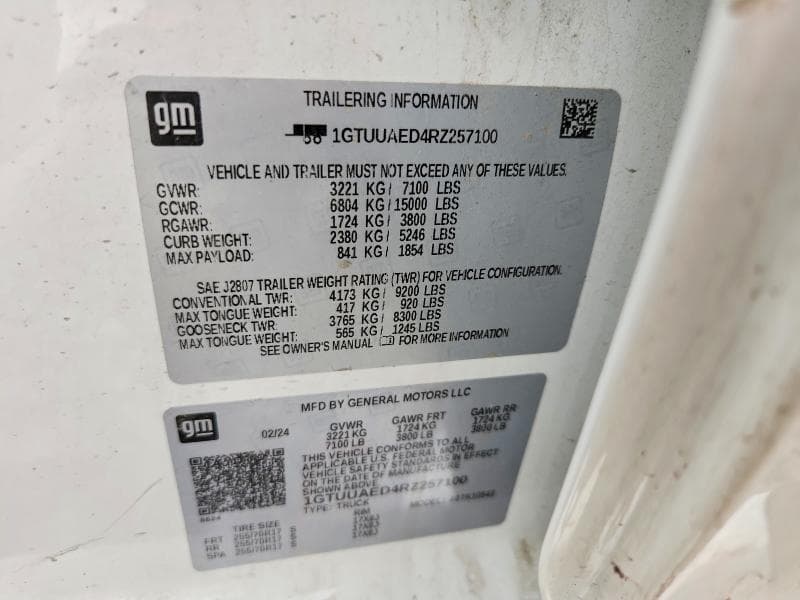 2024 GMC SIERRA K1500 12