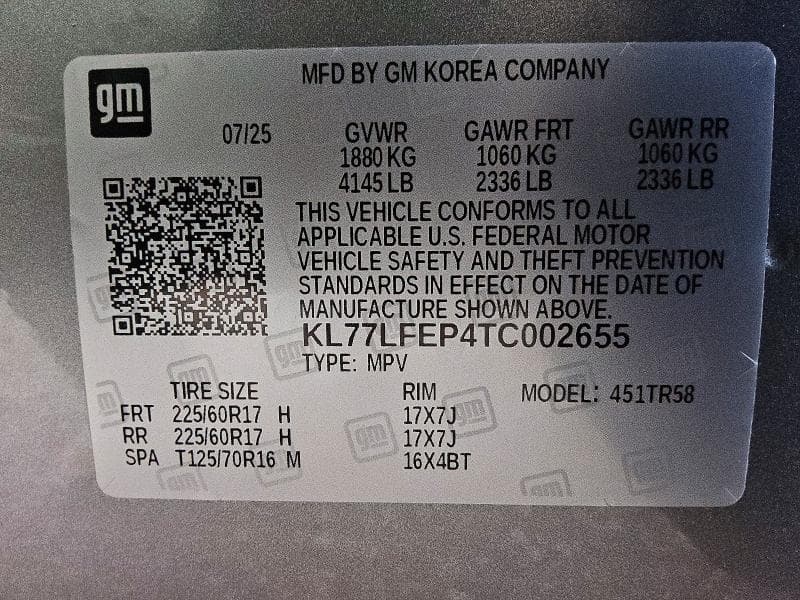 2026 CHEVROLET TRAX LS 12