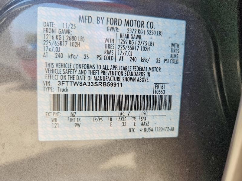 2025 FORD MAVERICK XL 13