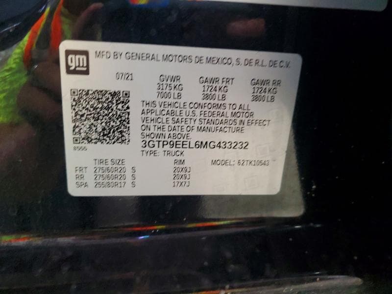 2021 GMC SIERRA K1500 AT4 12
