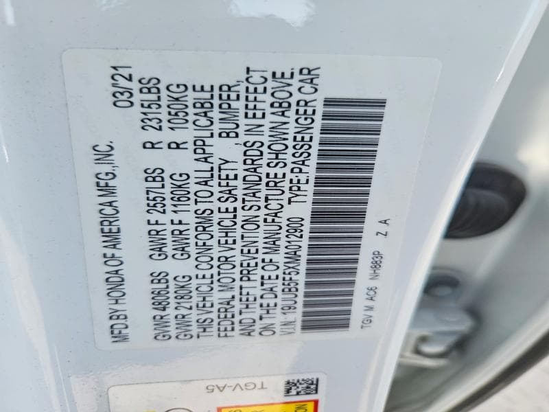 2021 ACURA TLX TECH A 13