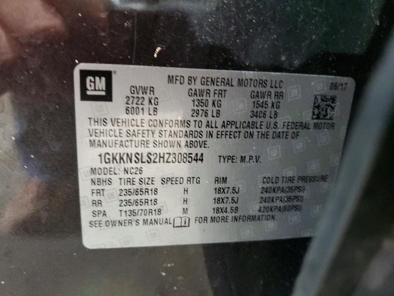 2017 GMC ACADIA SLE 13