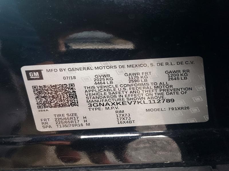 2019 CHEVROLET EQUINOX LT 13