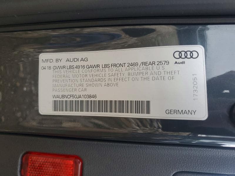 2018 AUDI A5 PREMIUM PLUS 12