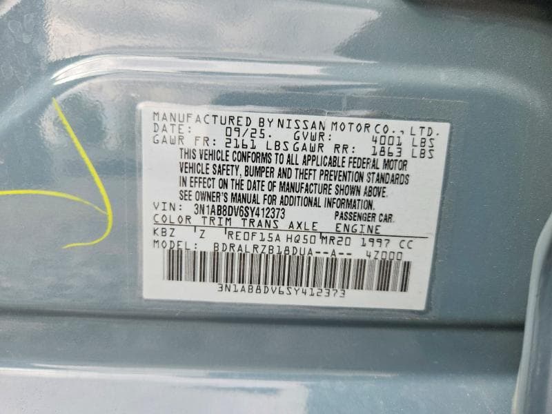 2025 NISSAN SENTRA SR 12