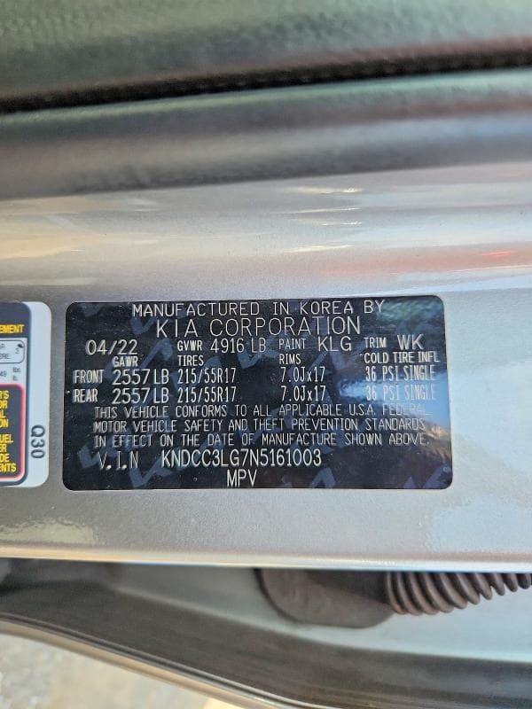 2022 KIA NIRO EV S 13