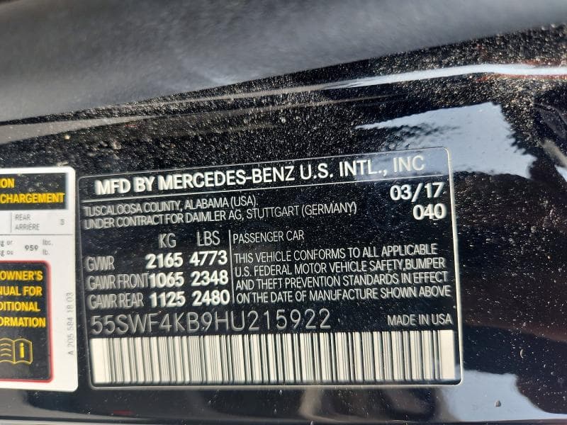 2017 MERCEDES-BENZ C 300 4MATIC 12