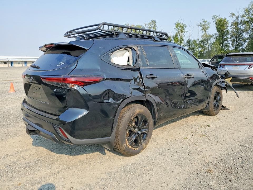 2025 TOYOTA HIGHLANDER HYBRID XLE NIGHTSHADE 3