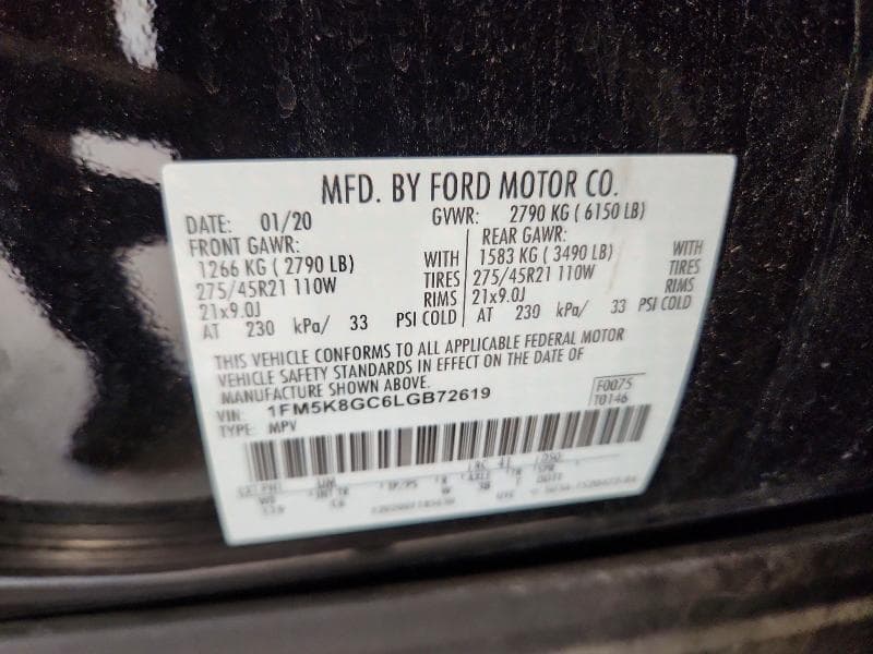 2020 FORD EXPLORER ST 13