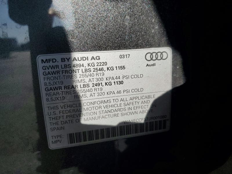 2018 AUDI Q3 PREMIUM 13