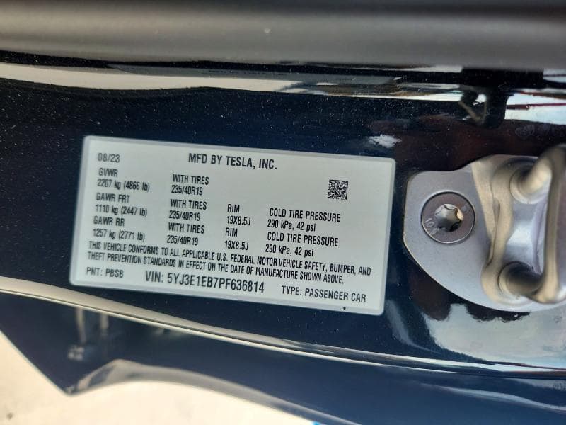2023 TESLA MODEL 3 12