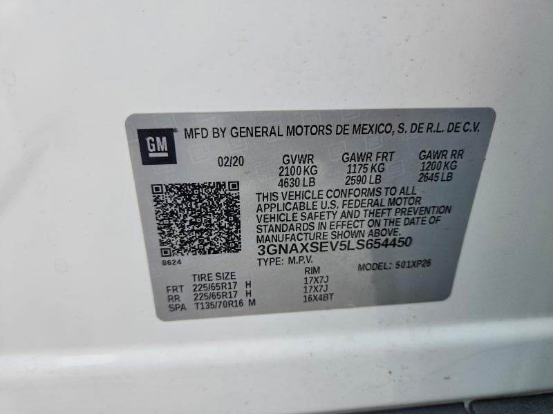 2020 CHEVROLET EQUINOX LS 13