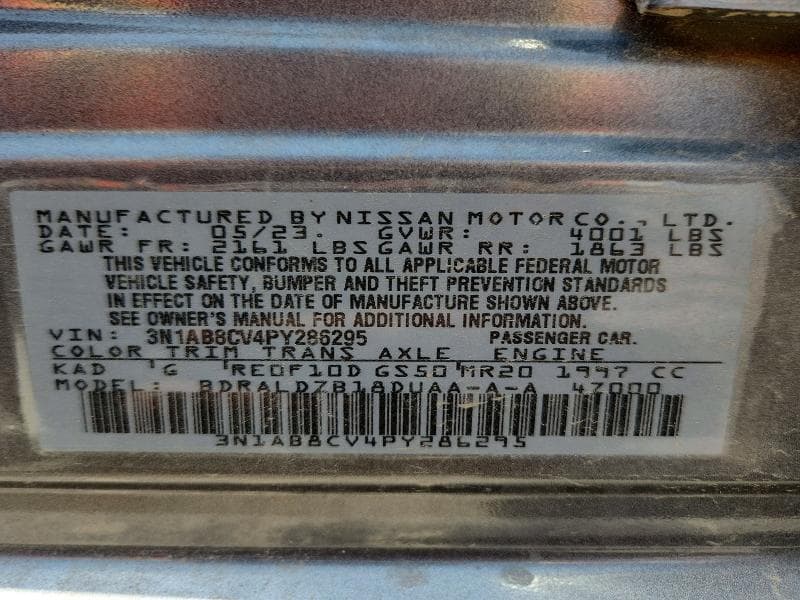 2023 NISSAN SENTRA SV 12