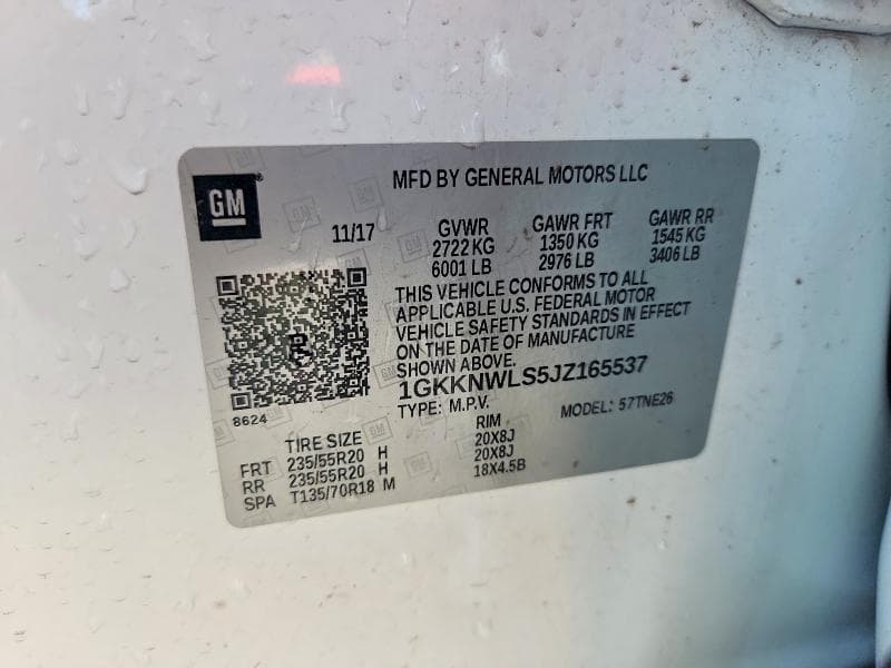 2018 GMC ACADIA SLT-2 13