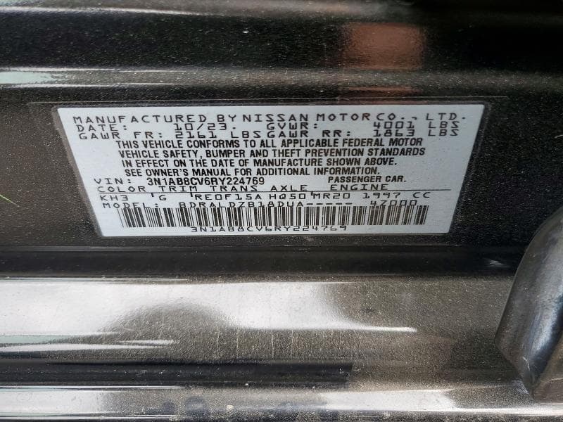 2024 NISSAN SENTRA SV 12
