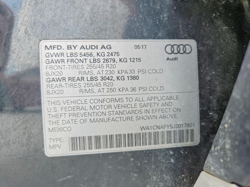 2018 AUDI Q5 PRESTIGE 13