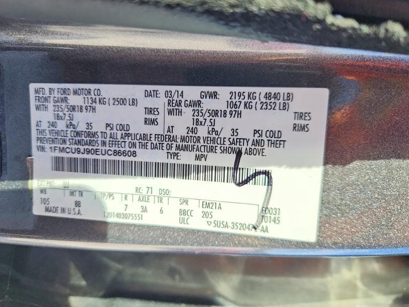 2018 FORD ESCAPE TITANIUM 13