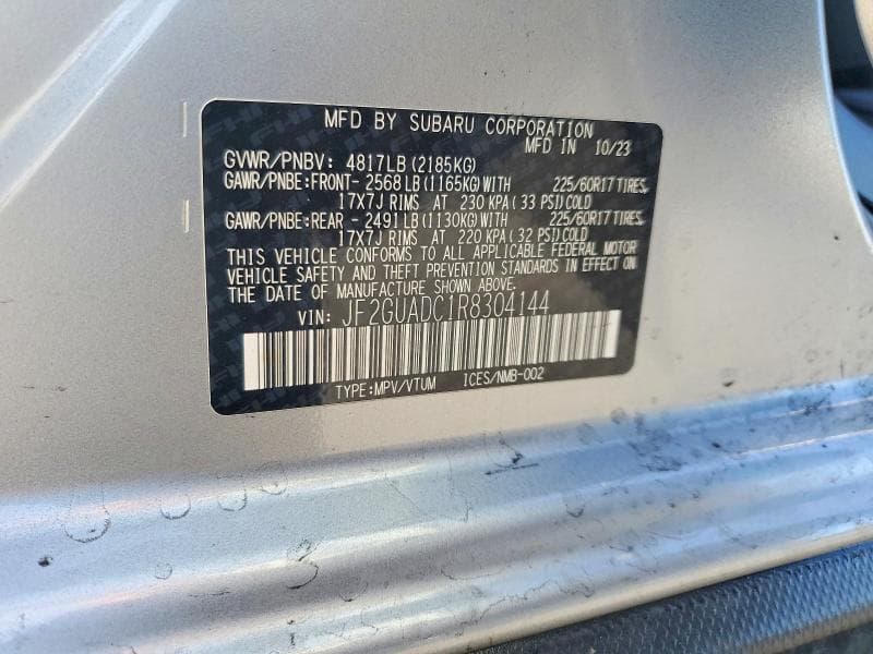 2024 SUBARU CROSSTREK PREMIUM 13