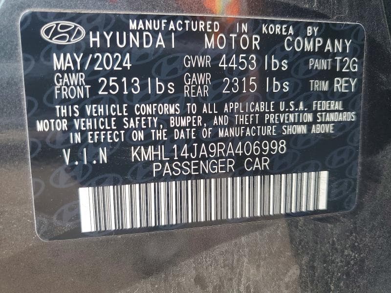 2024 HYUNDAI SONATA SEL 12