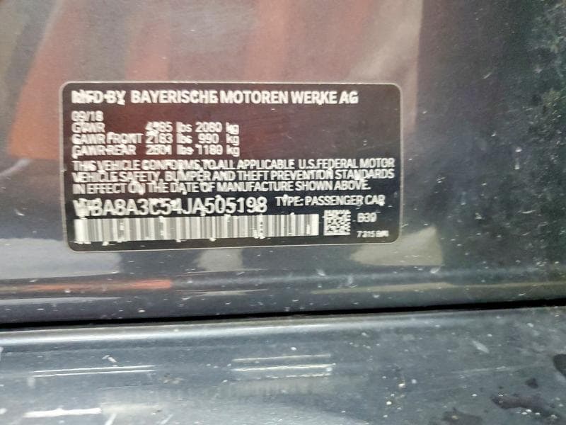 2018 BMW 320 XI 12