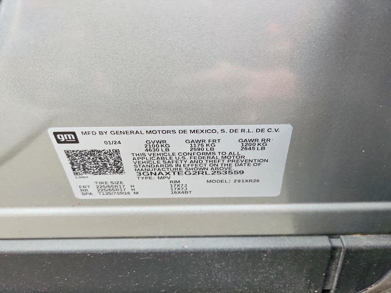 2024 CHEVROLET EQUINOX LT 13