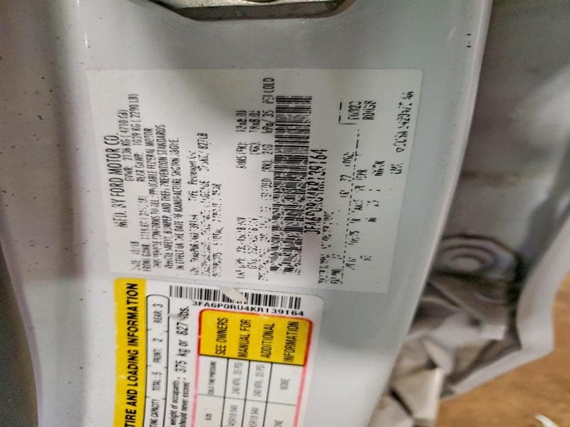 2019 FORD FUSION TITANIUM 13