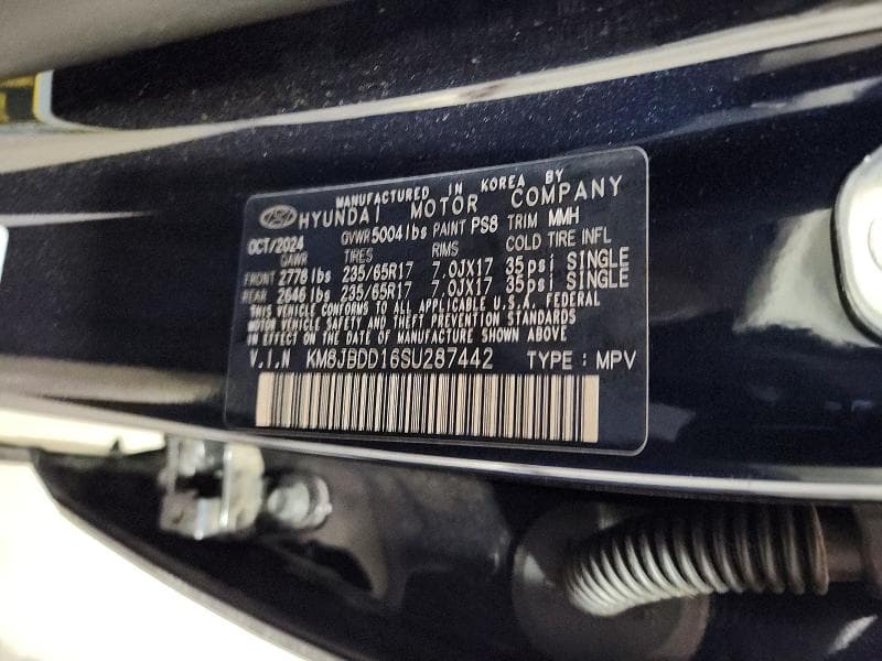 2025 HYUNDAI TUCSON BLUE 13