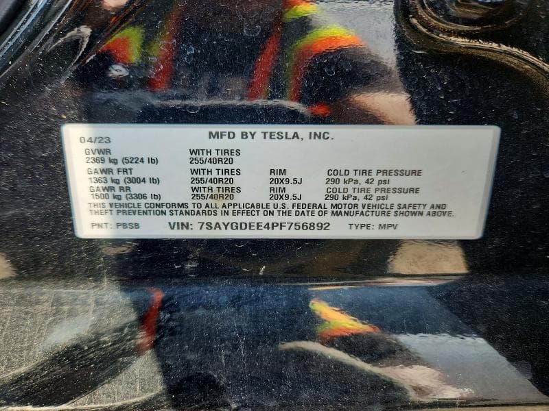 2023 TESLA MODEL Y 12