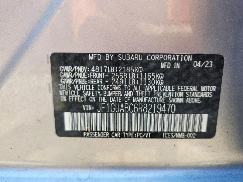 2024 SUBARU IMPREZA 13