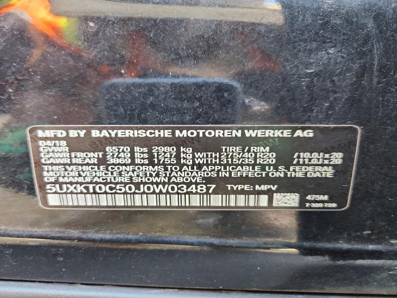 2018 BMW X5 XDR40E 13