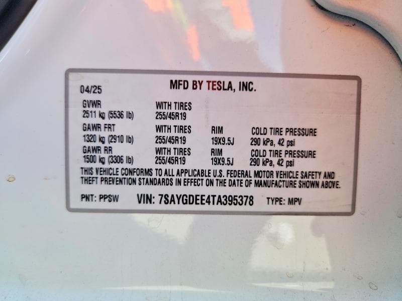 2026 TESLA MODEL Y 12