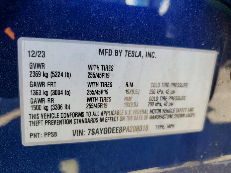 2023 TESLA MODEL Y 13
