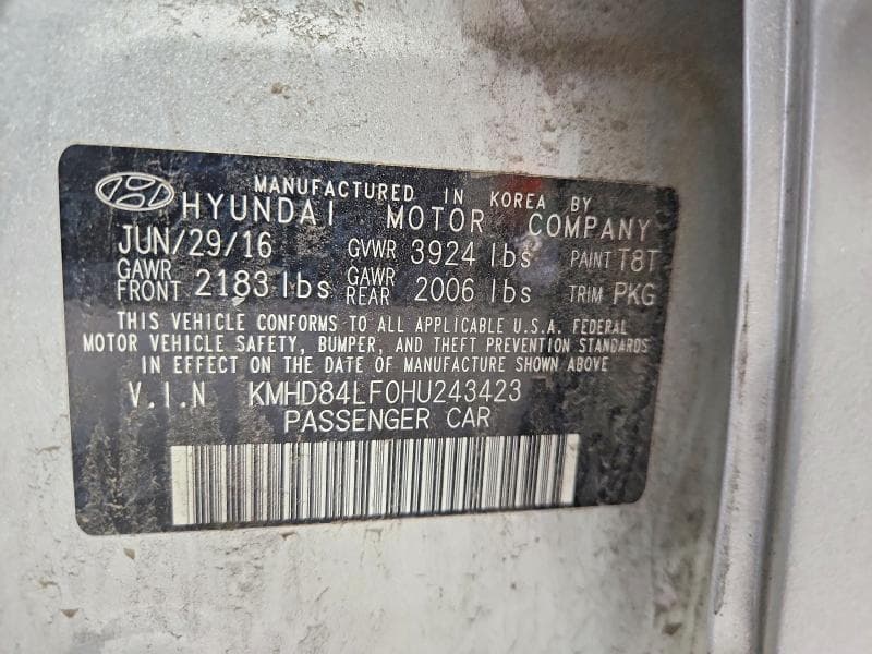 2017 HYUNDAI ELANTRA SE 13