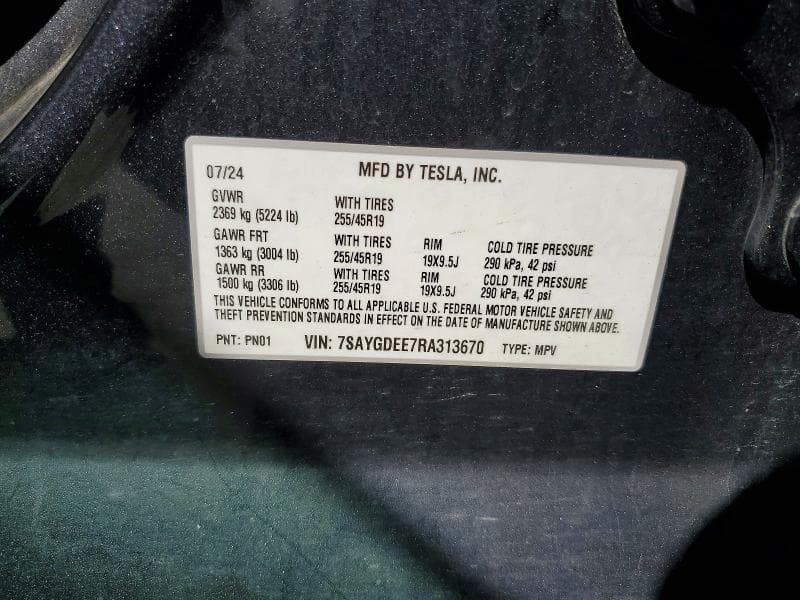 2024 TESLA MODEL Y 13