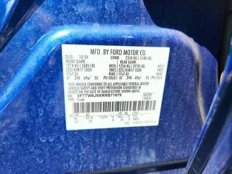 2024 FORD MAVERICK XLT 12