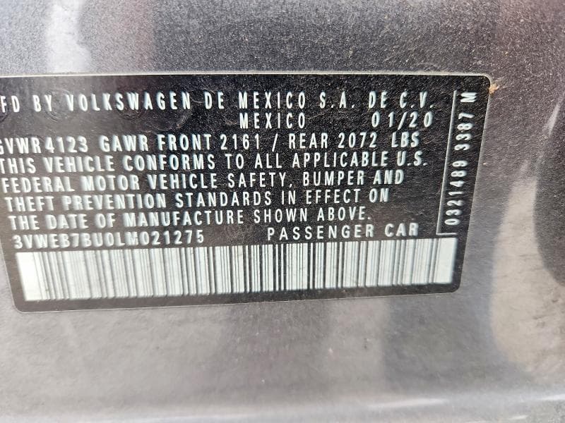 2020 VOLKSWAGEN JETTA SEL 13