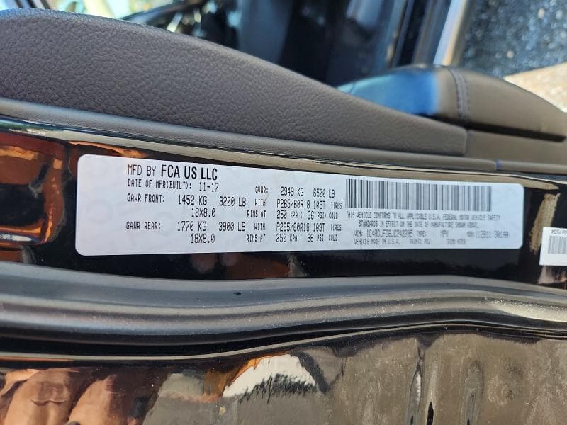 2018 DODGE DURANGO SSV 13