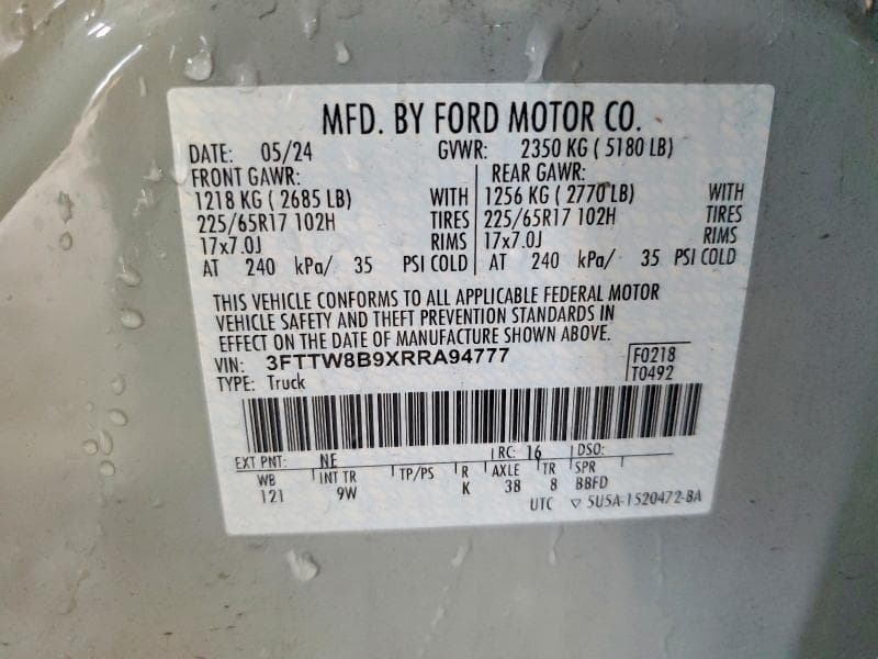 2024 FORD MAVERICK XL 13