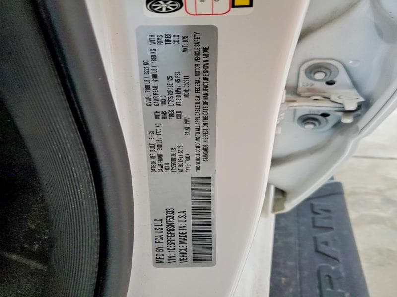 2025 RAM 1500 TRADESMAN 13