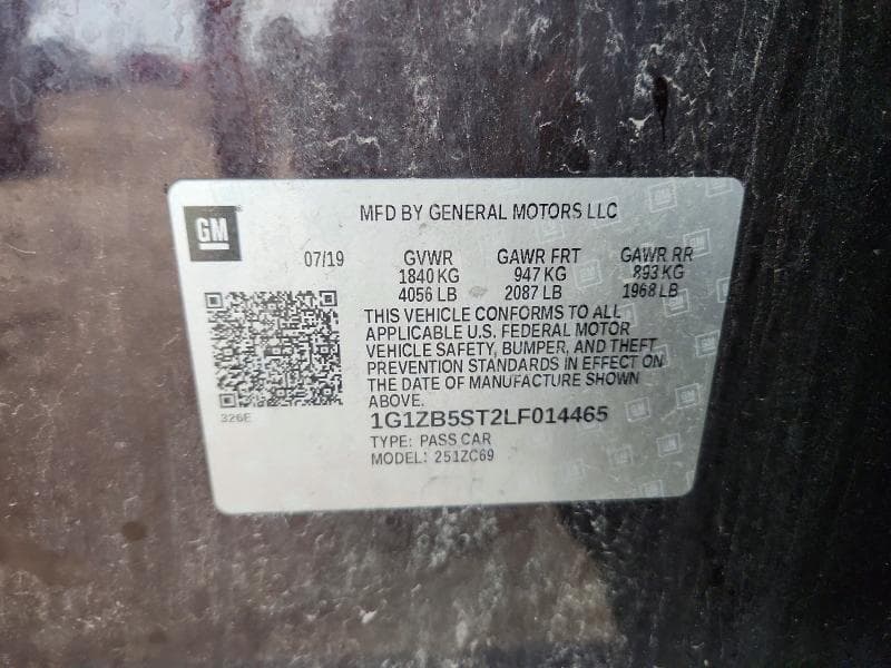2020 CHEVROLET MALIBU LS 13