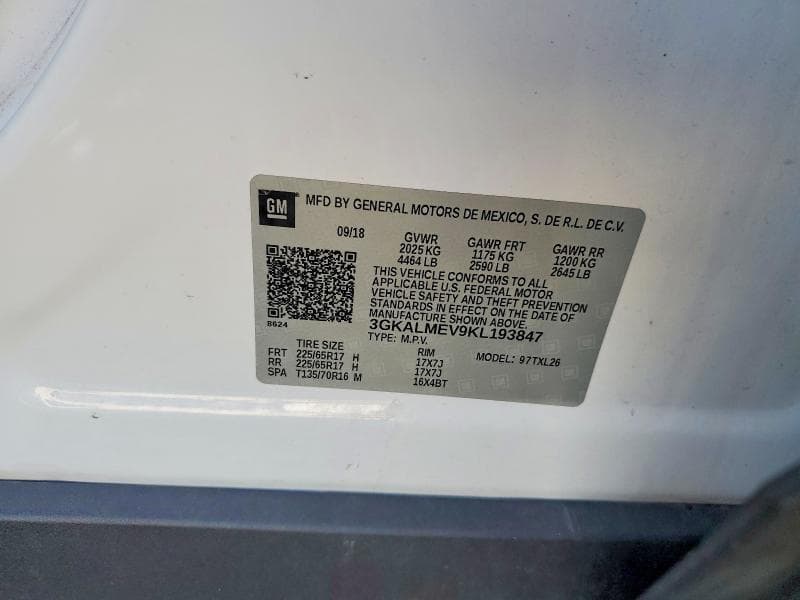 2019 GMC TERRAIN SLE 14