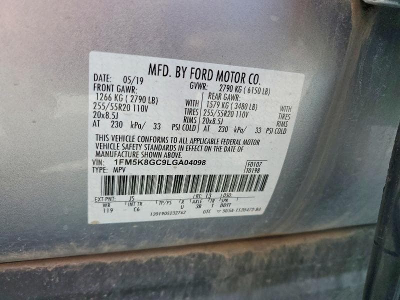 2020 FORD EXPLORER ST 13