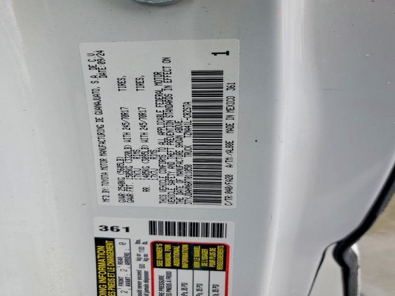 2024 TOYOTA TACOMA SR 13