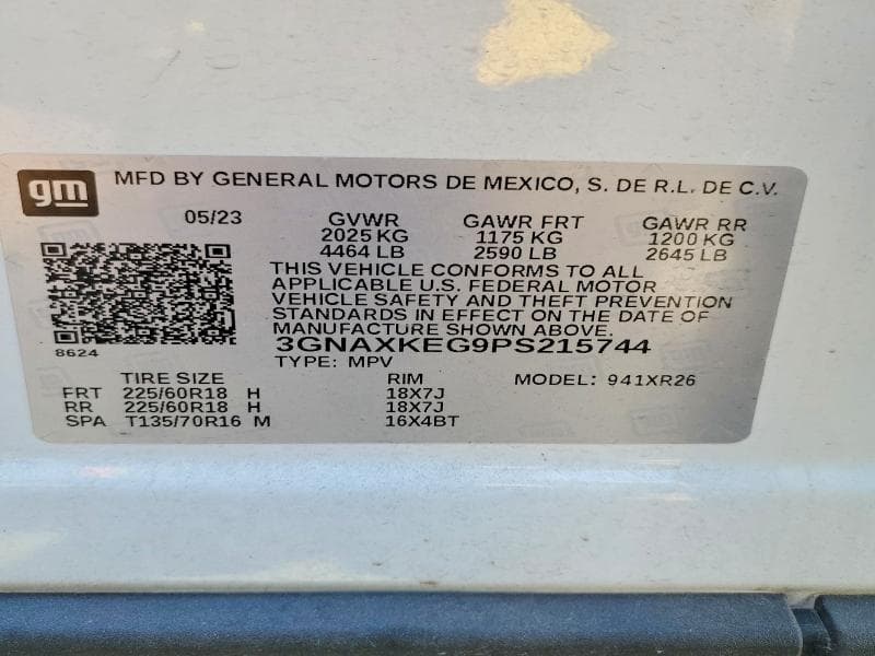 2023 CHEVROLET EQUINOX LT 12