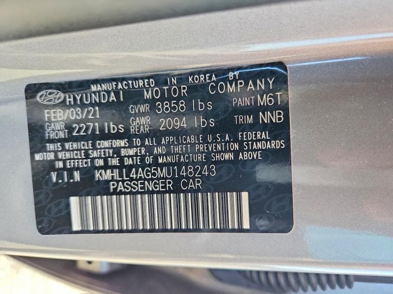 2021 HYUNDAI ELANTRA SE 12