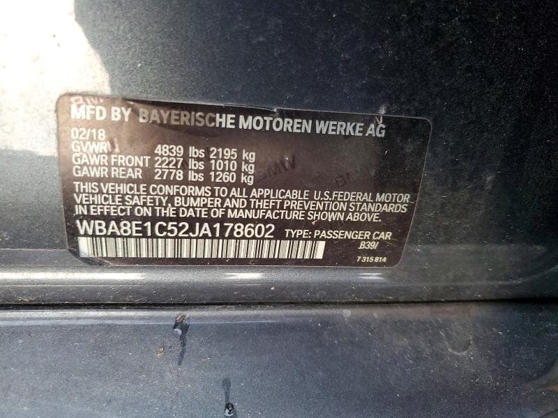 2018 BMW 330E 12