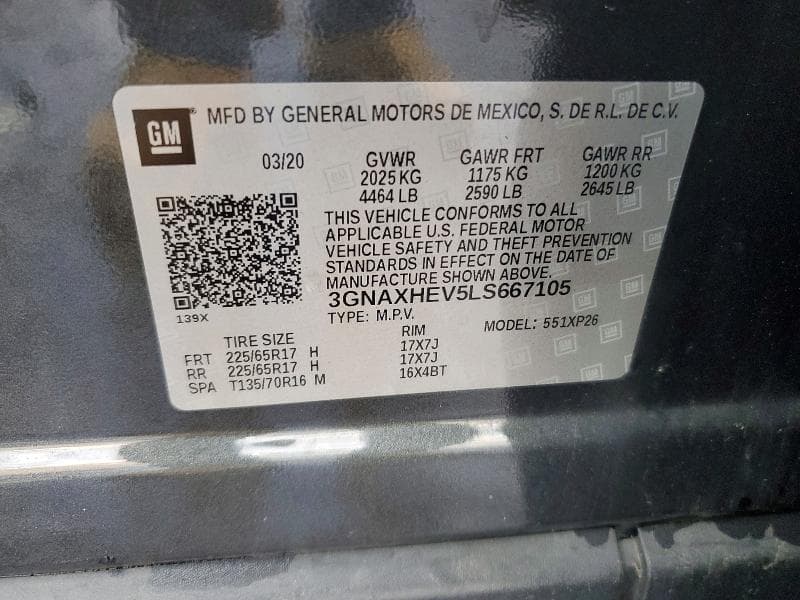 2020 CHEVROLET EQUINOX LS 13