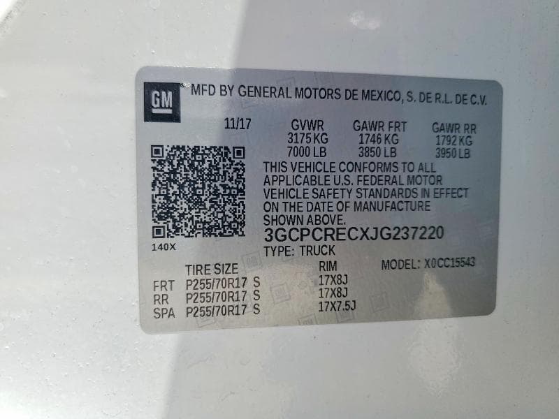 2018 CHEVROLET SILVERADO C1500 LT 12