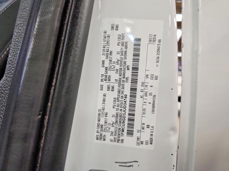 2018 FORD ESCAPE SE 13